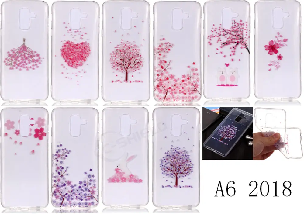 Мягкий ТПУ чехол для Samsung Galaxy A6 2018 A600 A600FN A600FN/DS телефона SM-A600 SM-A600FN/DS силиконовый |