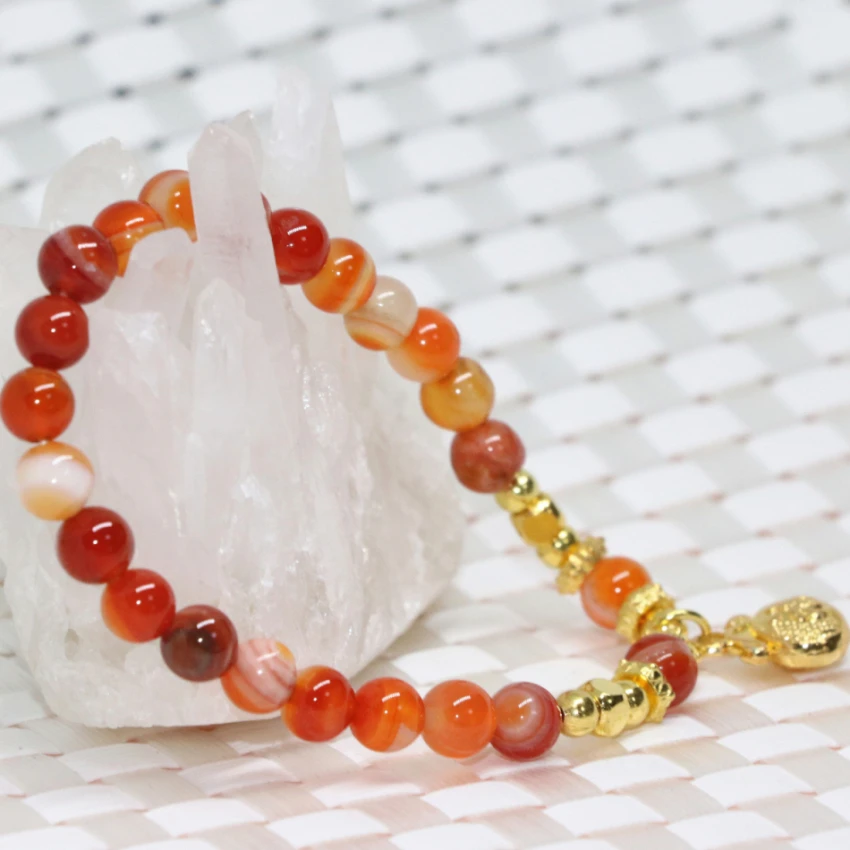 Новое прибытие Природный камень гуашь Агат Оникс Сердолик sstone женские стрейч