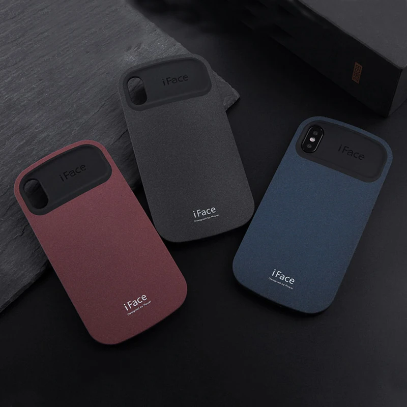 iface for iPhone X Case back cover matte frosted sense shell shock absorption heavy duty coque iphone 10 TPU + PC |