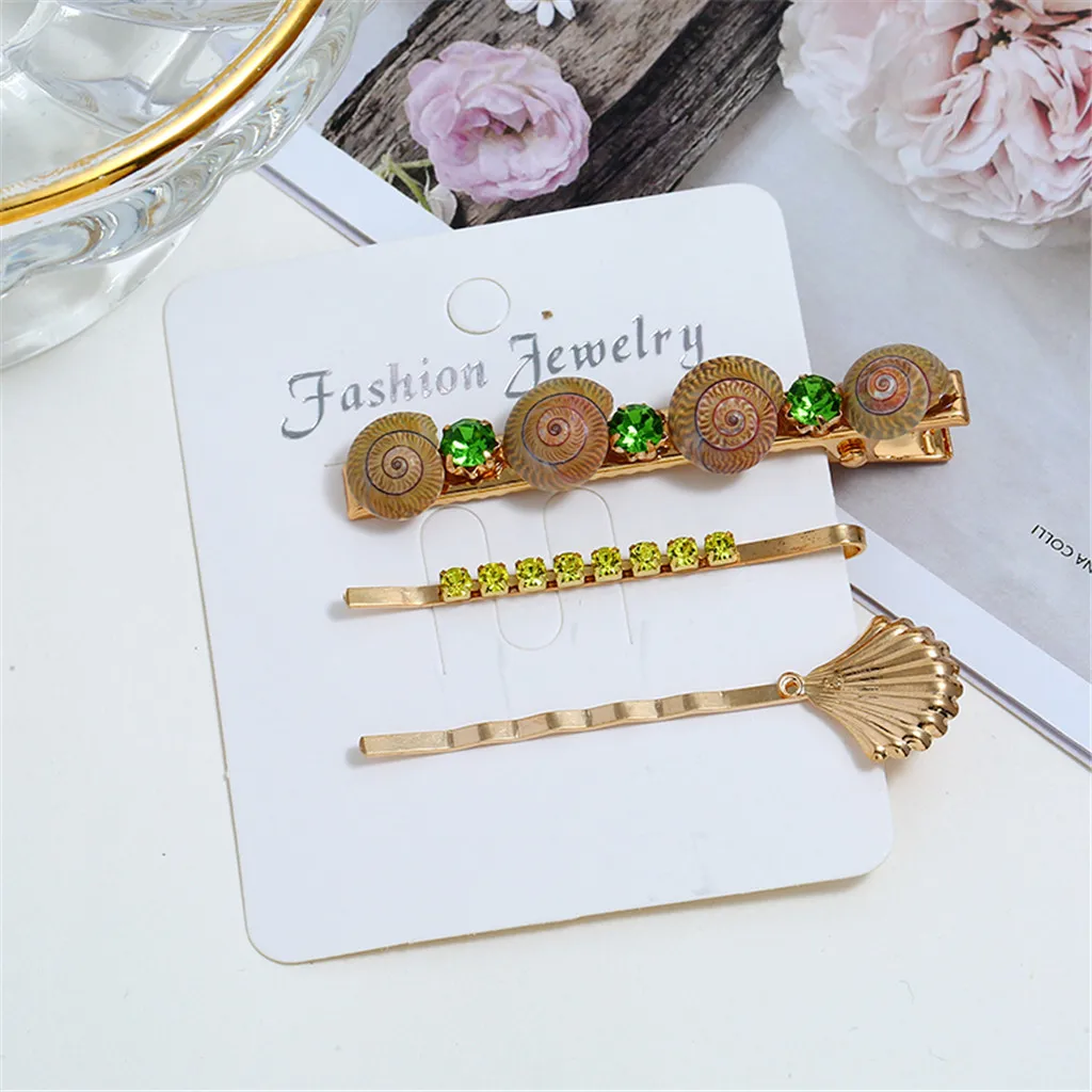 Hair clips Hair pins Sweet Metal Retro Creative Pearl Women Girl Hairpin Side Clip Ladies Jewelry Gift Accessories 8W1