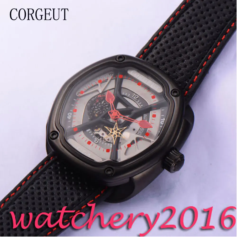 Самая достойная коллекция роскошные мужские наручные часы с серым циферблатом 46