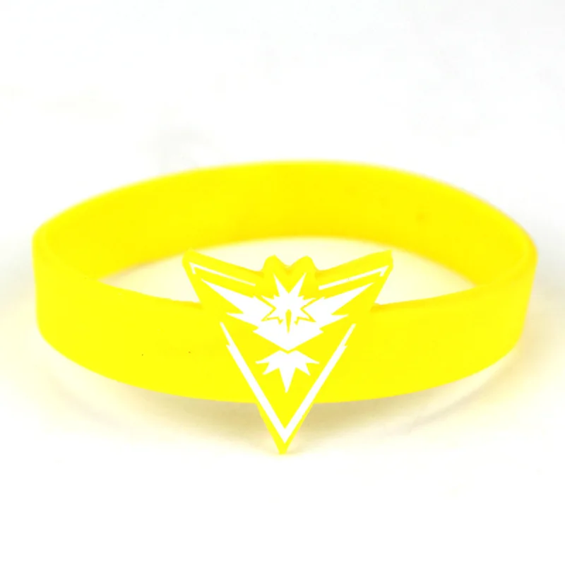 Pokeball Пикачу браслеты Pokemon go Team Instinct Mystic Valor голограмма красивые силиконовые |