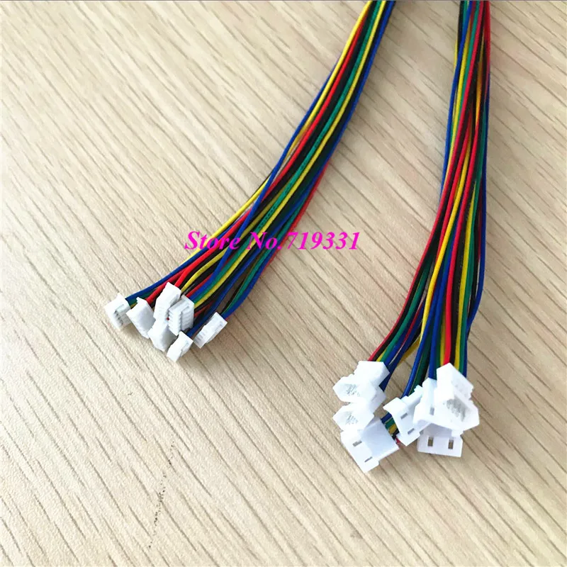 10 пар Micro JST 1 25 5 контактный штекер и гнездо разъем с проводами кабелей|plug connector|jst