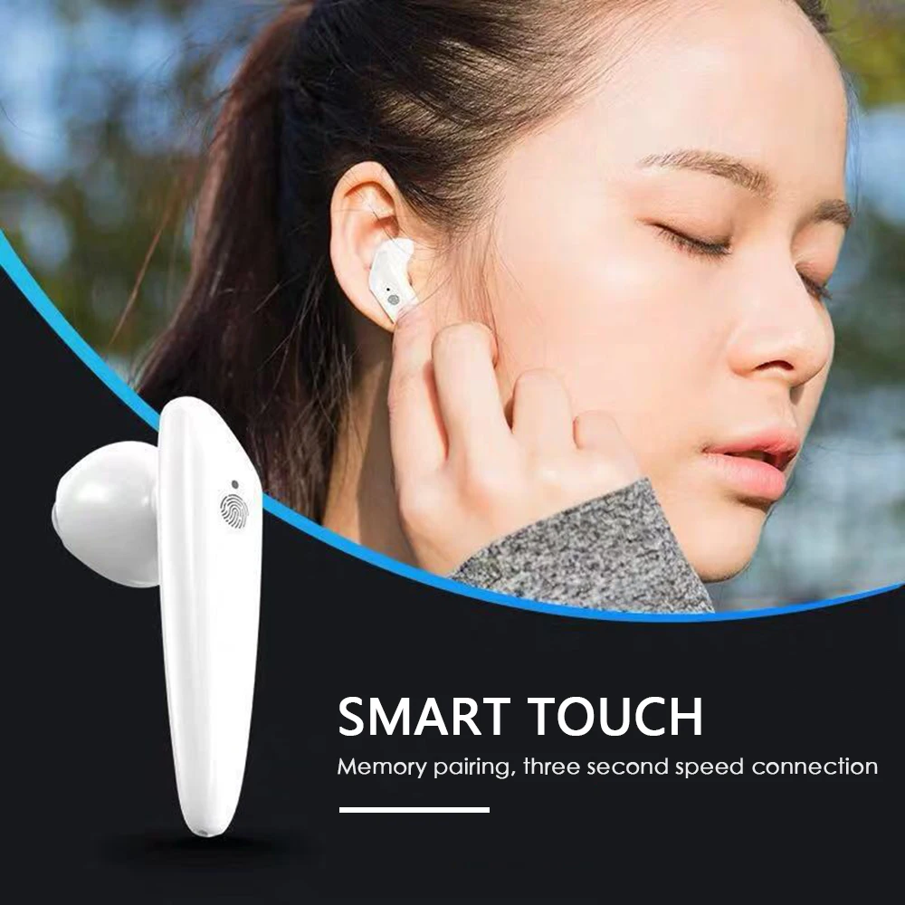 Bluetooth сенсорное управление i18 TWS наушники беспроводные супер бас Беспроводные с