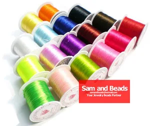 Прочная нейлоновая эластичная нить для бисероплетения 10 м 10 ярдов, 0,8 мм, эластичная нить, браслет из шнуров проволока