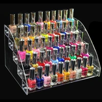 nail polish rack makeup cosmetic 5 tiers clear acrylic organizer mac lipstick jewelry display stand holder
