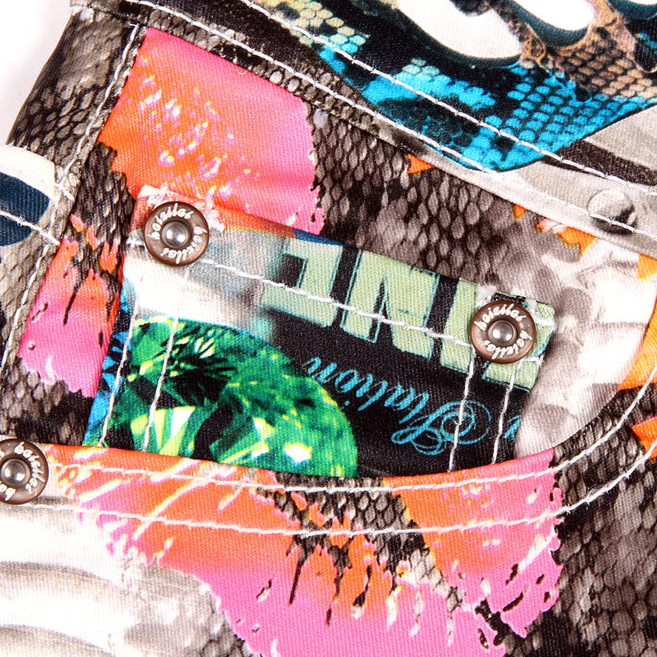 Случайные Упругие Джинсовые Шорты Женщин Старинные Заниженной Талией Стретч