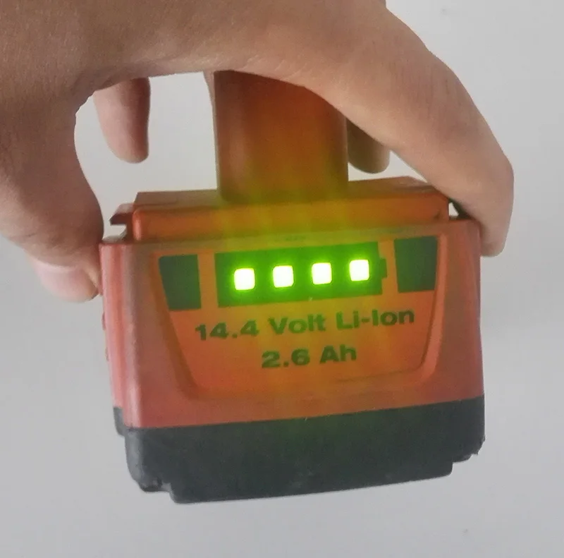 Hilti B144 КПК 14 4 вольт B14 2.6Ah литий ионная ионный Батарея б/у|lithium ion battery|battery battery