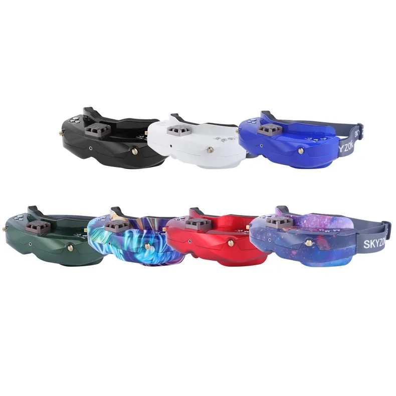 SKYZONE SKY02X 5 8 ГГц 48CH FPV очки Поддержка 2D/3D HDMI отслеживание головы с вентилятором DVR