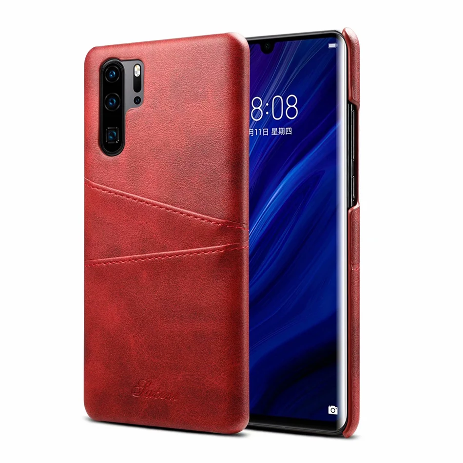 ITEUU P30 P30PRO ретро кожаный чехол для huawei P30 P30 PRO чехол s слот для карт Высокое качество Роскошный задний противоударный чехол