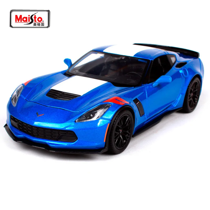 

Maisto 1:24 2017 Chvrolet Corvette Grand Sport Diecast Model Car Toy New In Box Free Shipping 31516