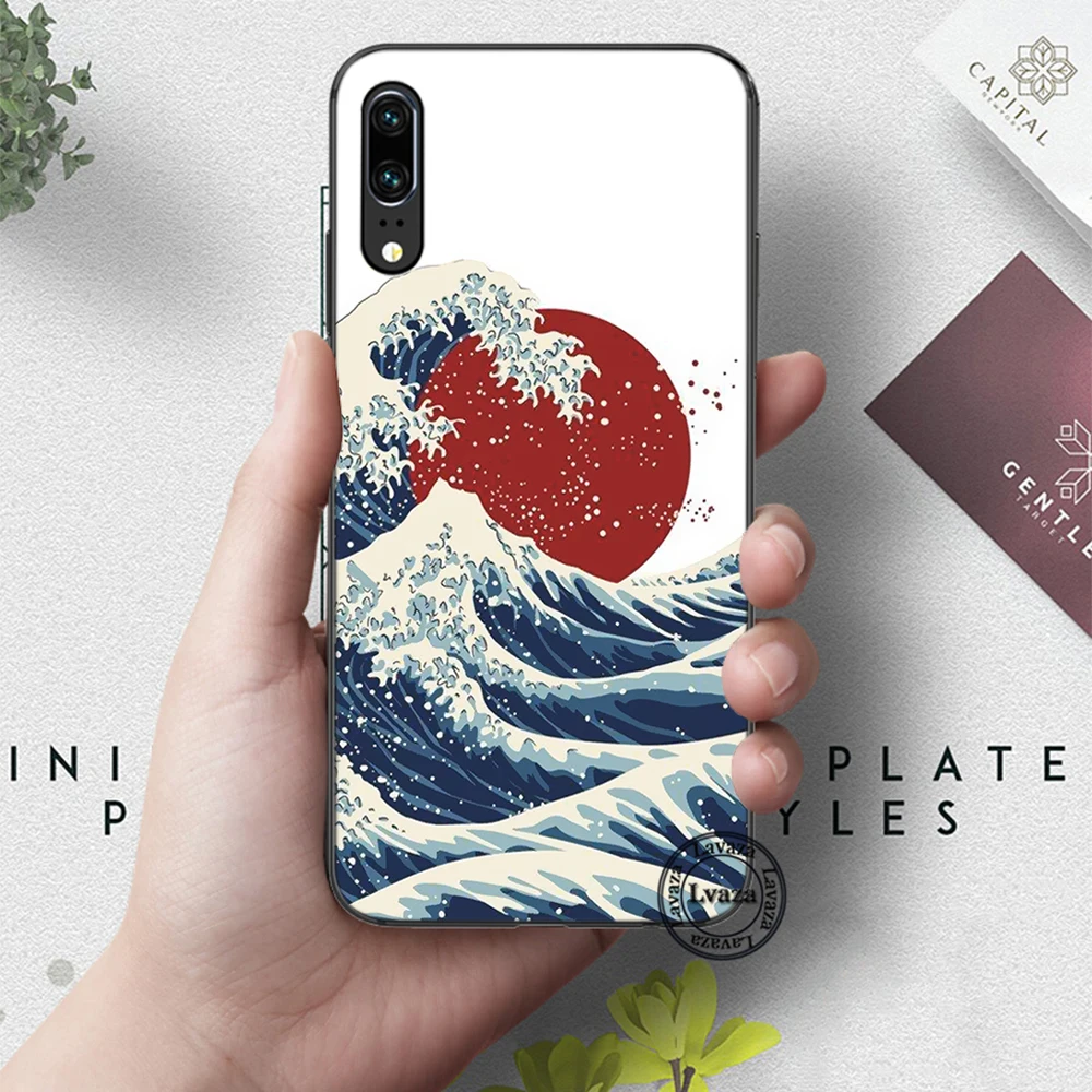 6 Силиконовый чехол Hokusai The Great Wave off для huawei P8 Lite P9 Mimi P10 P20 Pro P Smart Z P30 - Цвет: 6