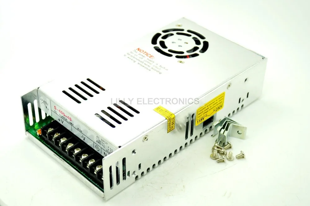 S-400-48 DC48V 8.3A 400W High-speed Air-cooled Spindle Dedicated Power Supply