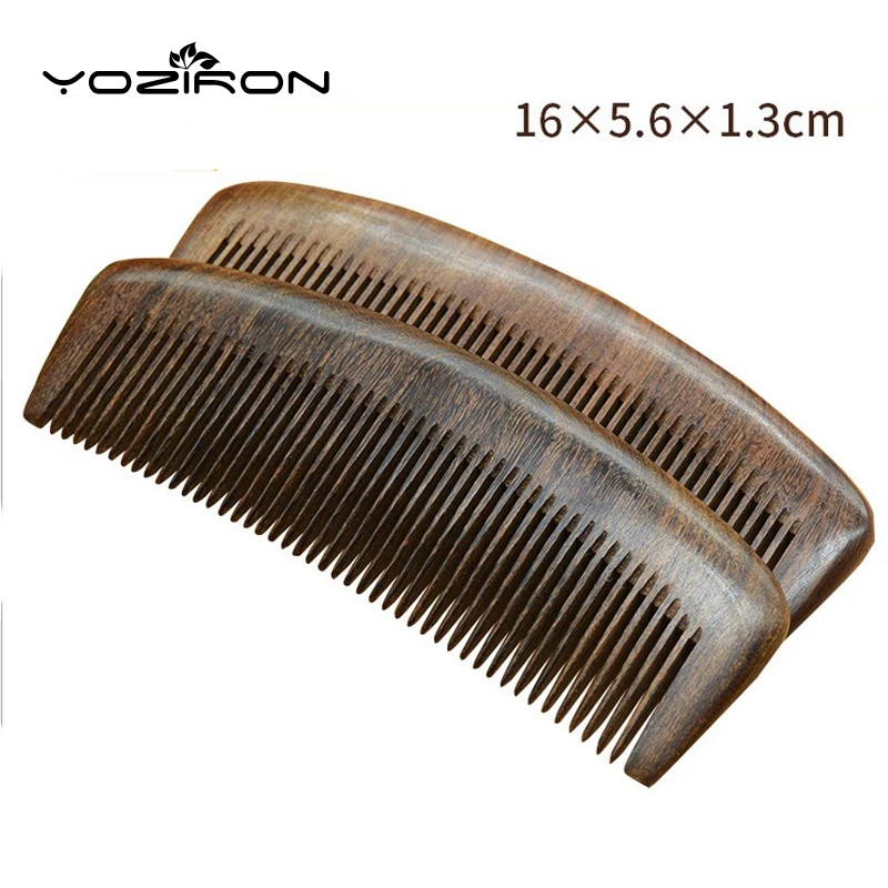 YOZIRON 1 шт. натуральный уход за здоровьем Черное золото сандаловое дерево расческа