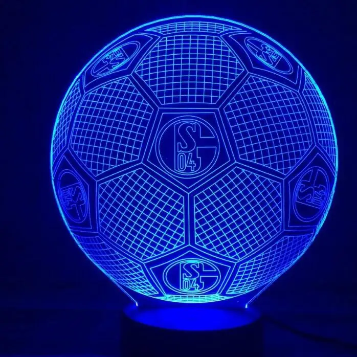 Настольная лампа с 3D светодиодами USB для сна подарок на Рождество детей друзей