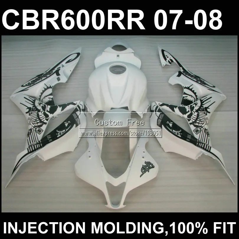 Обтекатели для HONDA CBR 600 RR 2007 2008 cbr600rr 07 08|fairings for honda|custom fairing2008 |
