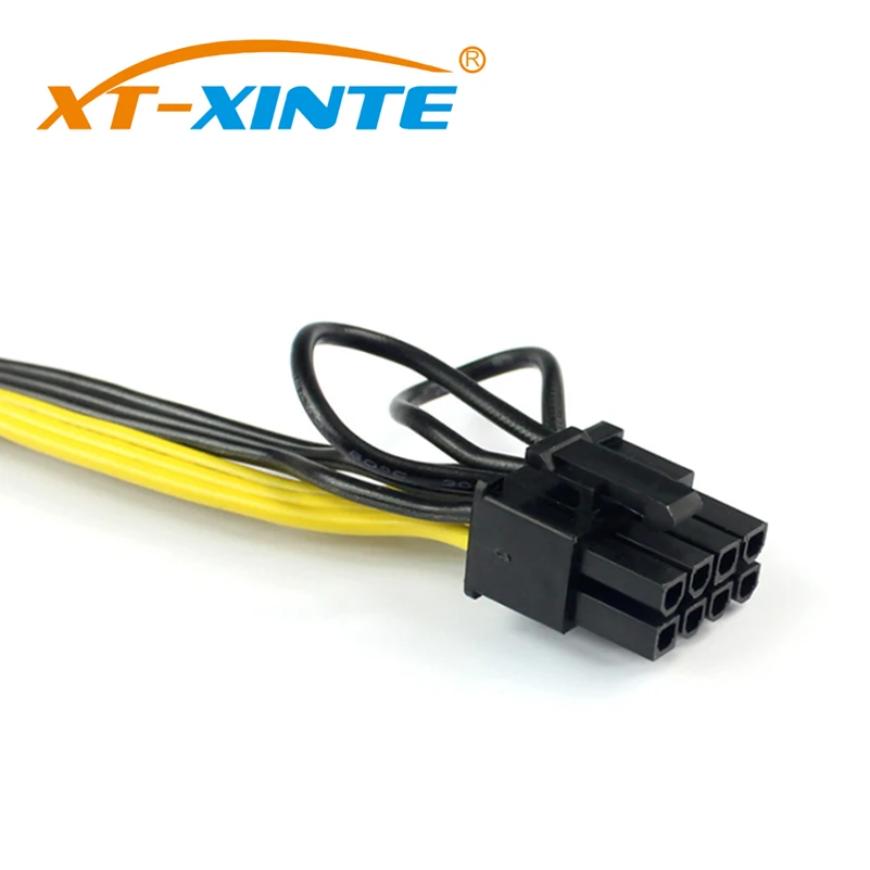 XT XINTE 60 см 18AWG PCI E 8pin кабель питания 6 + 2pin PC графика видео карты кабели линии DIY