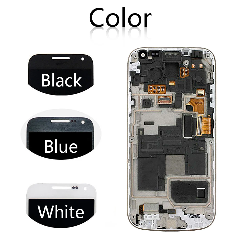Оригинальный AMOLED дисплей 4 3 дюйма для SAMSUNG Galaxy S4 mini I9190 i9192 i9195 сенсорный ЖК с