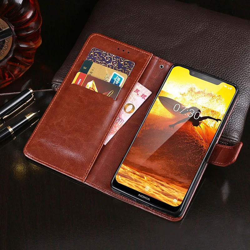 Роскошный кожаный флип чехол для Nokia 8 1 защитный телефона 7 Plus Coque Funda|Чехлы-книжки|