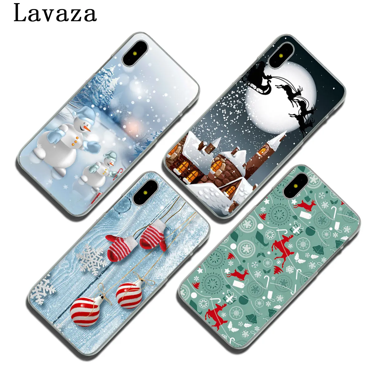 Твердый чехол для телефона Lavaza happy New Year Merry Christmas iPhone XR X XS 11 Pro Max 10 7 8 6 6S 5 5S SE 4S 4 |