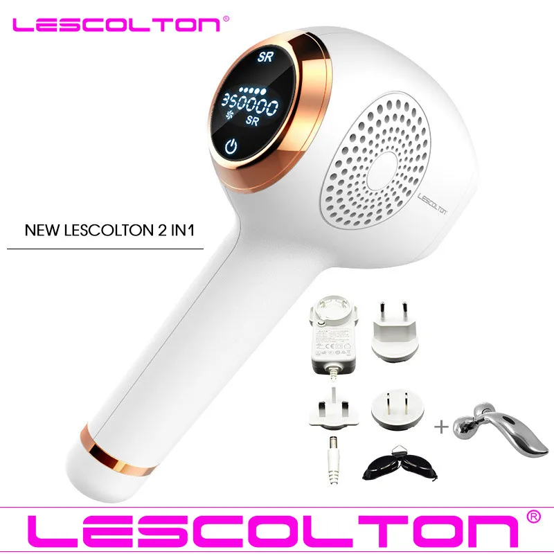 8 Эпилятор Lescolton IPL, постоянное лазерное удаление волос с ЖК-дисплеем, 350000 импульсов, лазерный триммер для бикини, фотоэпилятор - Цвет: 8