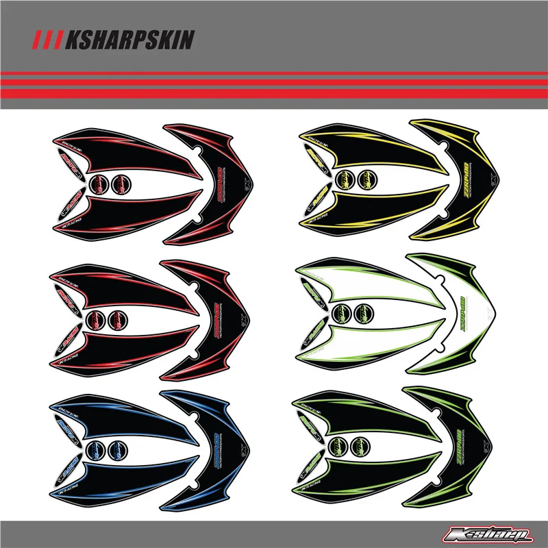 Передняя обтекатель для платы двигателя 3D гелевый протектор KAWASAKI ZZR1400 06-11 ZZR1 400 06 07