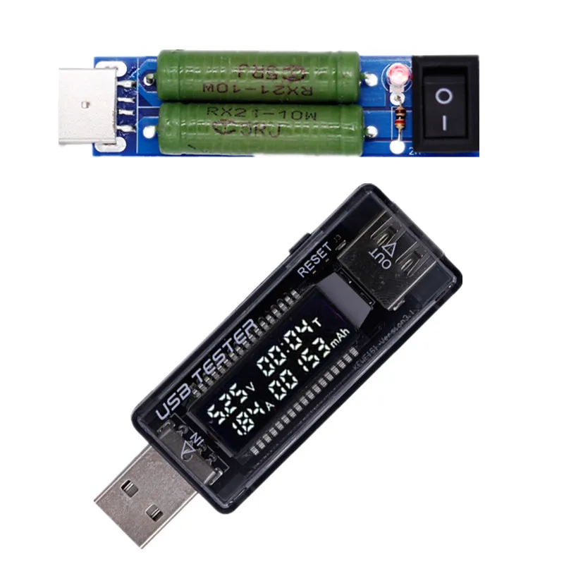 QC2.0 3 0 USB напряжение тока зарядное устройство Доктор тестер аккумулятора телефона