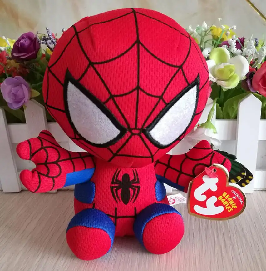 Spiderman plush DC Marvel плюшевые игрушки мстители супергерой плюшевые куклы Капитан Америка, Железный человек Человек-паук Халк плюшевые мягкие игрушки Человек-паук - Цвет: Spiderman plush