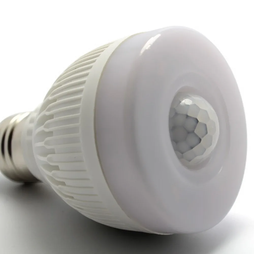 Светодиодная лампа E27 с инфракрасным датчиком движения 5 Вт 85 265 в|e27 5w|led lampsensor led lamp