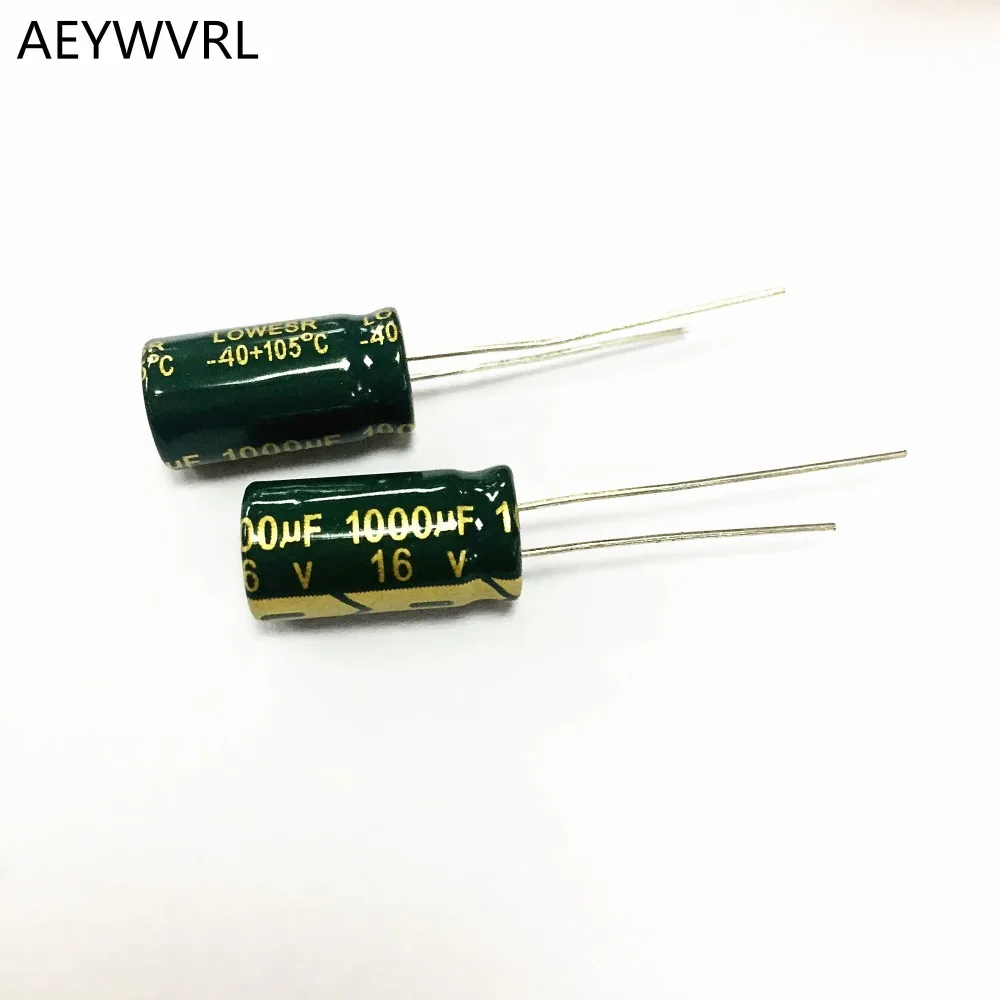 10 мкФ 220 мкФ 470 мкФ 680 мкФ 1000 мкФ 250V с алюминиевой крышкой, 50В, алюминиевая крышка, 25В 16V 8*16 мм низкая ESR Алюминий электролитический конденсатор с алюминиевой крышкой