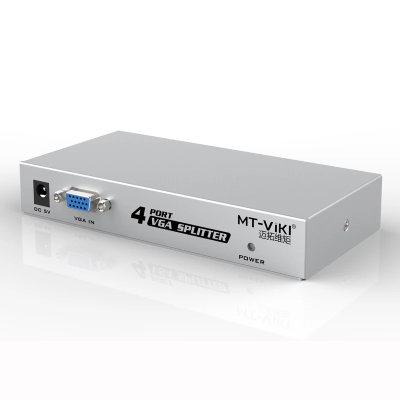MT-VIKI 4Port VGA Splitter One in four out host monitors HD video computer monitor splitter MT-1504 | Компьютеры и офис