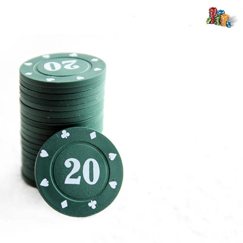 New Hot Promotional Texas mahjong chips ABS material 100 special suit fitted 5/10/20/50/100 casino coins qenueson | Спорт и