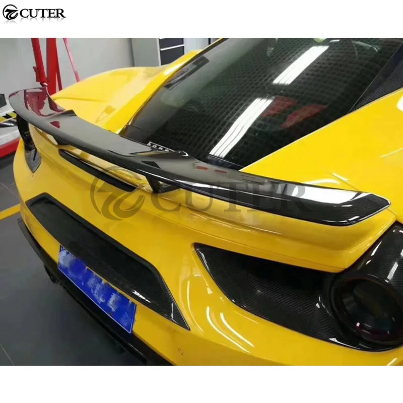 488 GTB углеродное волокно передний бампер задний спойлер диффузор Крылья для Ferrari N