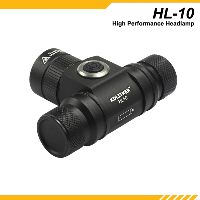 KDLITKER HL-10 Cree XM-L2 3В-6В 2-настраиваемый режим и скрытая Стробоскопическая