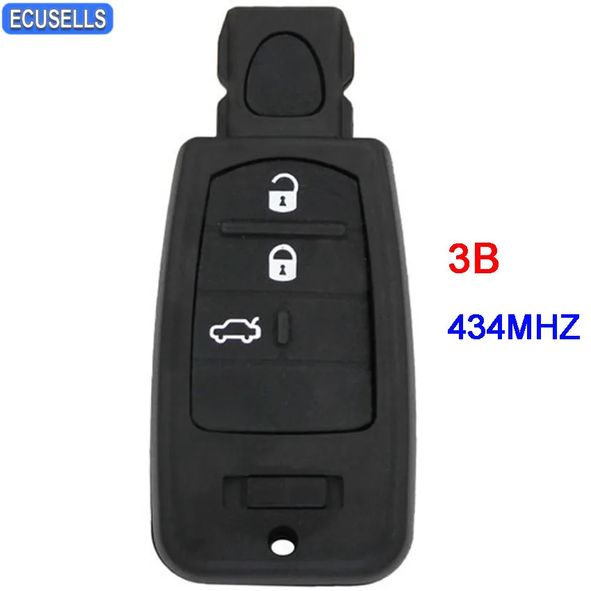 OEM 3 кнопки дистанционного ключа ключ дистанционного управления Fob для Фиат виаджио 434 МГц интеллектуальный ключ