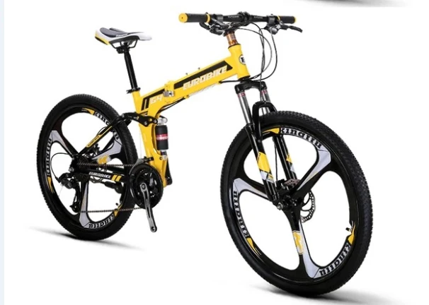 Eurobike 26 дюймов складной горный велосипед дисковый тормоз 21 скорость 160 185 Rider