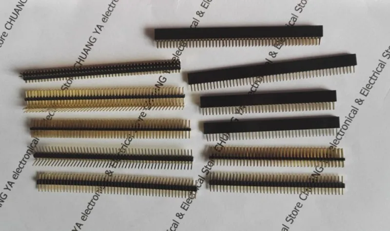 1 27 мм 1*40P 50P 2 * 40Pin 50-контактный штыревой разъем/гнездовой разъем/Однорядный или