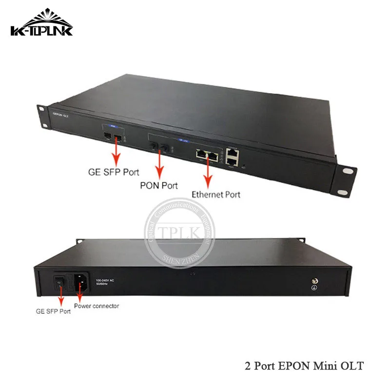 Лучшее качество 1Г 2Г Порты и разъёмы EPON мини OLT изготовленным на заказ логосом