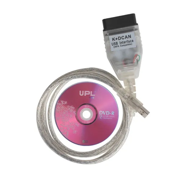 Автомобильный Stlying INPA K + DCAN Ediabas USB интерфейс 20pin до 16pin адаптер для автомобилей