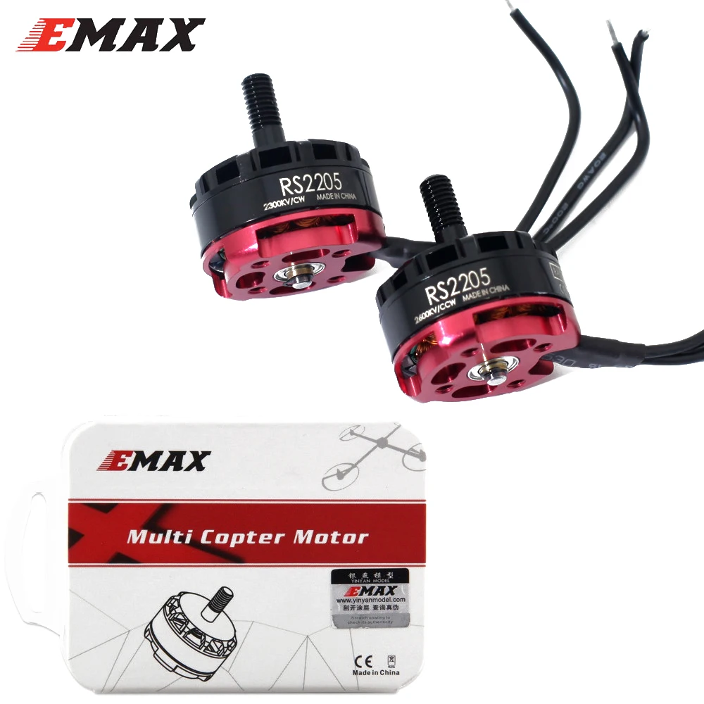 4 шт./лот Emax RS2205 2300KV/2600KV бесщеточный двигатель для QAV200 210 250 FPV Quad Racing QAV R180 220 260 (2CW и