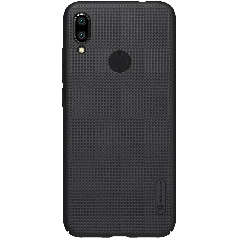 Black Для Xiaomi Redmi Note 7 чехол-накладка global Redmi Note7 задняя крышка супер матовый защитный чехол Redmi Note7 Nillkin чехол - Цвет: Black