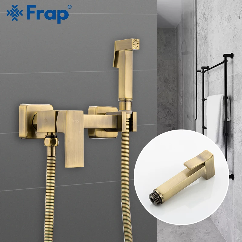 

FARP Bidet faucets wall mounted bathroom faucets hot and cold water mixer shower head wash toilet faucet bidet sprayer set
