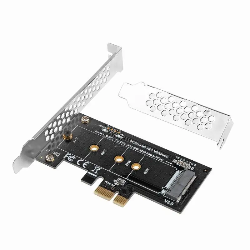 NVME SSD M2 PCIE 1x Adapter to M.2 PCI Express X1 Card Riser M Key for 2230-2280 | Компьютеры и офис