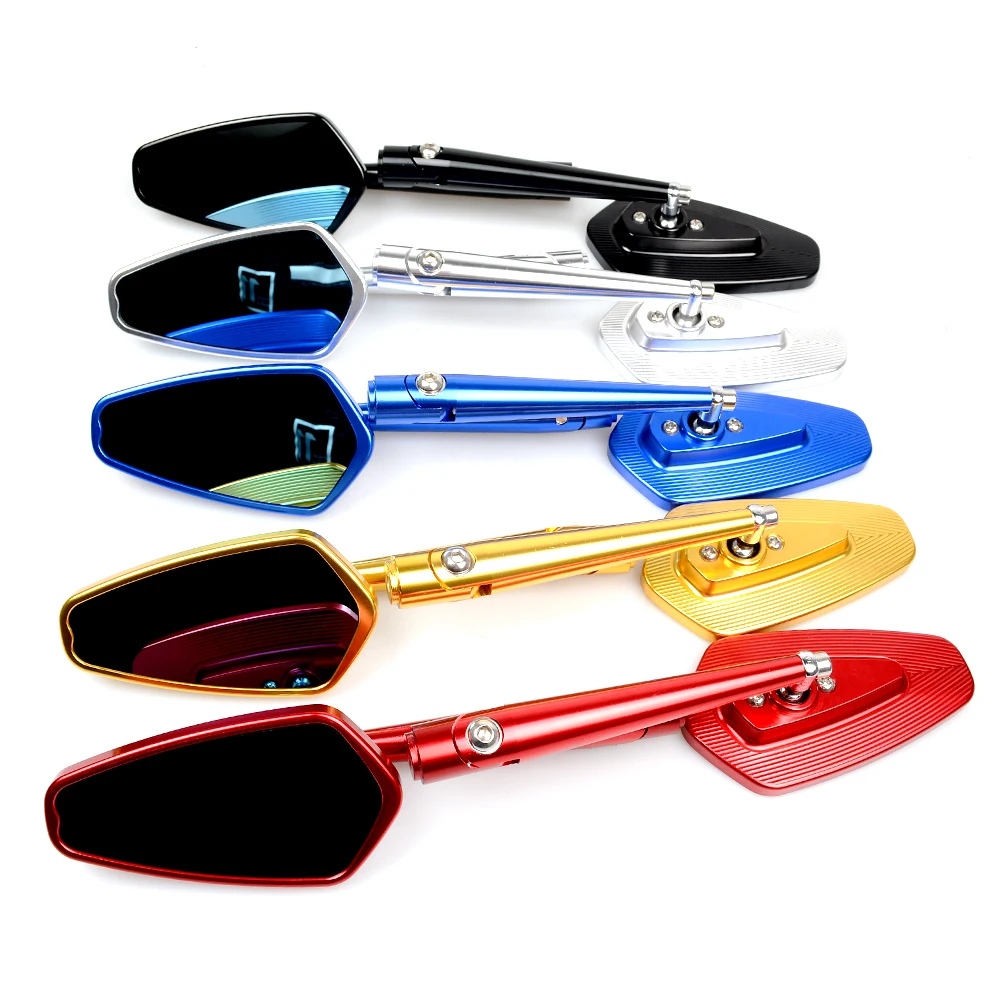 

Universal Motorcycle Rearview Mirrors Glass Rear View Side Mirror FOR suzuki AN250 AN400 AN650 Burgmom250 Burmae400 GSXR1000