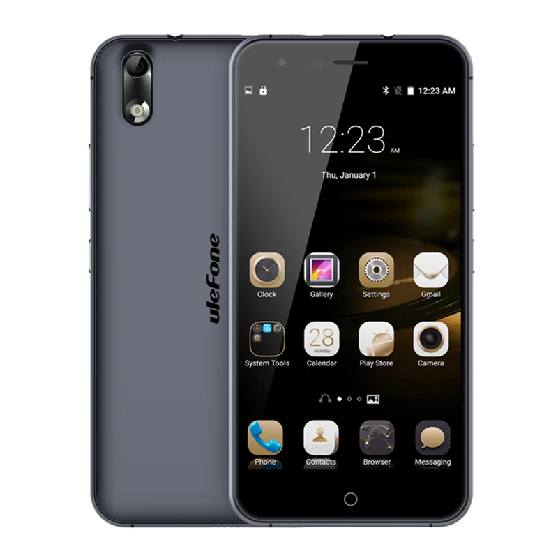 Ulefone Париж Lite мобильный телефон 5 0 дюйма HD MTK6580 4 ядра Android 1 GB Оперативная память 16