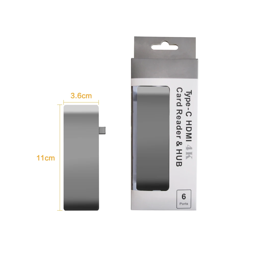Latest Type-c 3.0 4k to HDMI/Card Reader/HUB Adapter for New Macbook Chromebook Pixel and other type-c enabled devices | Электроника