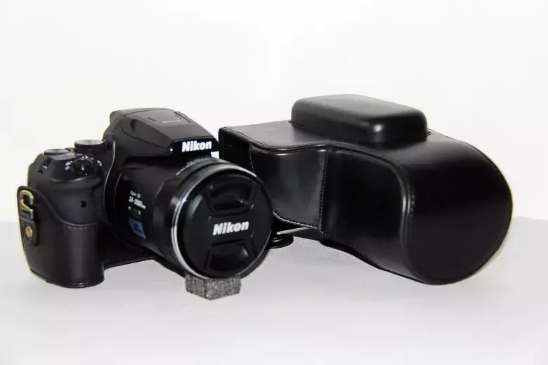 Leather Pu camera Hard case bag Grip For NIKON Coolpix P900s P900 | Электроника