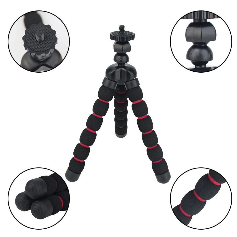 Gorillapod Octopus Гибкий штатив подставка для телефона GoPro Telefon Мобильный телефон Смартфон DSLR штатив для экшн-камеры стол