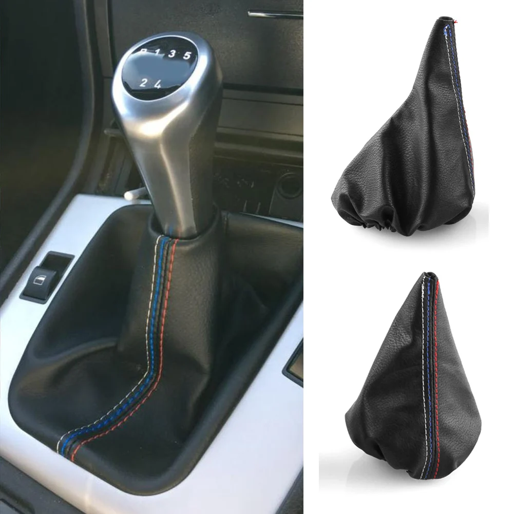 Кожаные ботинки крышки Shifter автомобильный ручник ручка гетры Шестерни