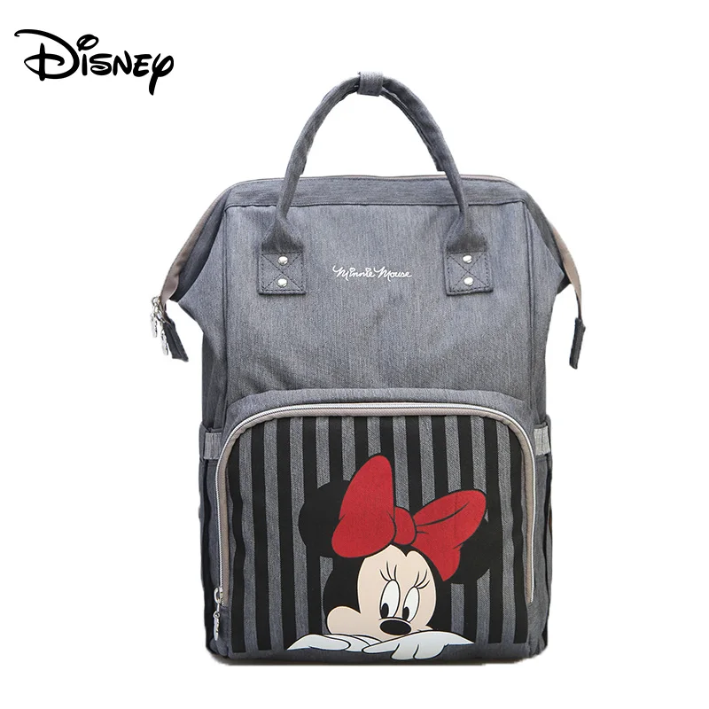 Модные вместительные сумки из ткани Оксфорд Disney с интерфейсом USB сумка для